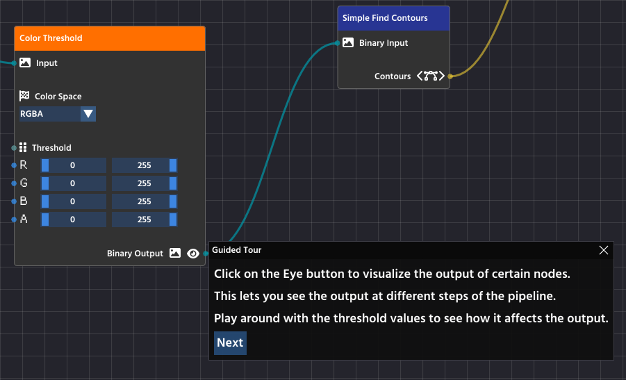 PaperVision Guided Tour in the editor