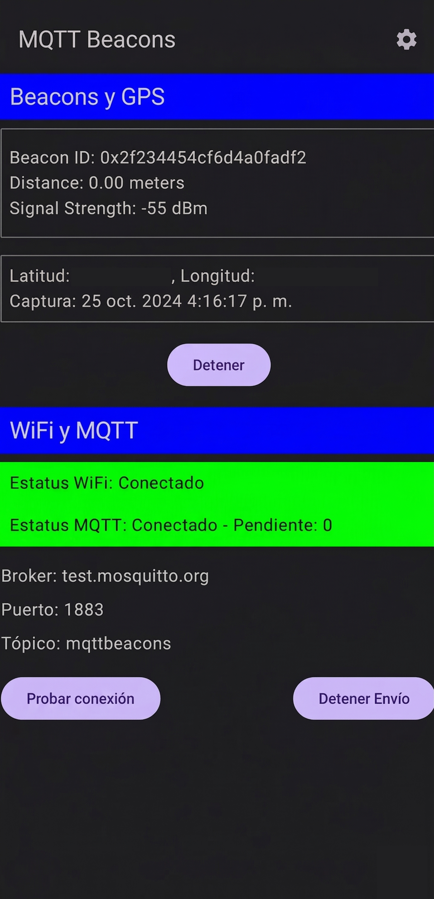 MQTT Beacons